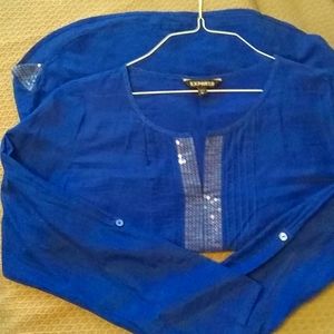 Express Cotton/Silk Top M